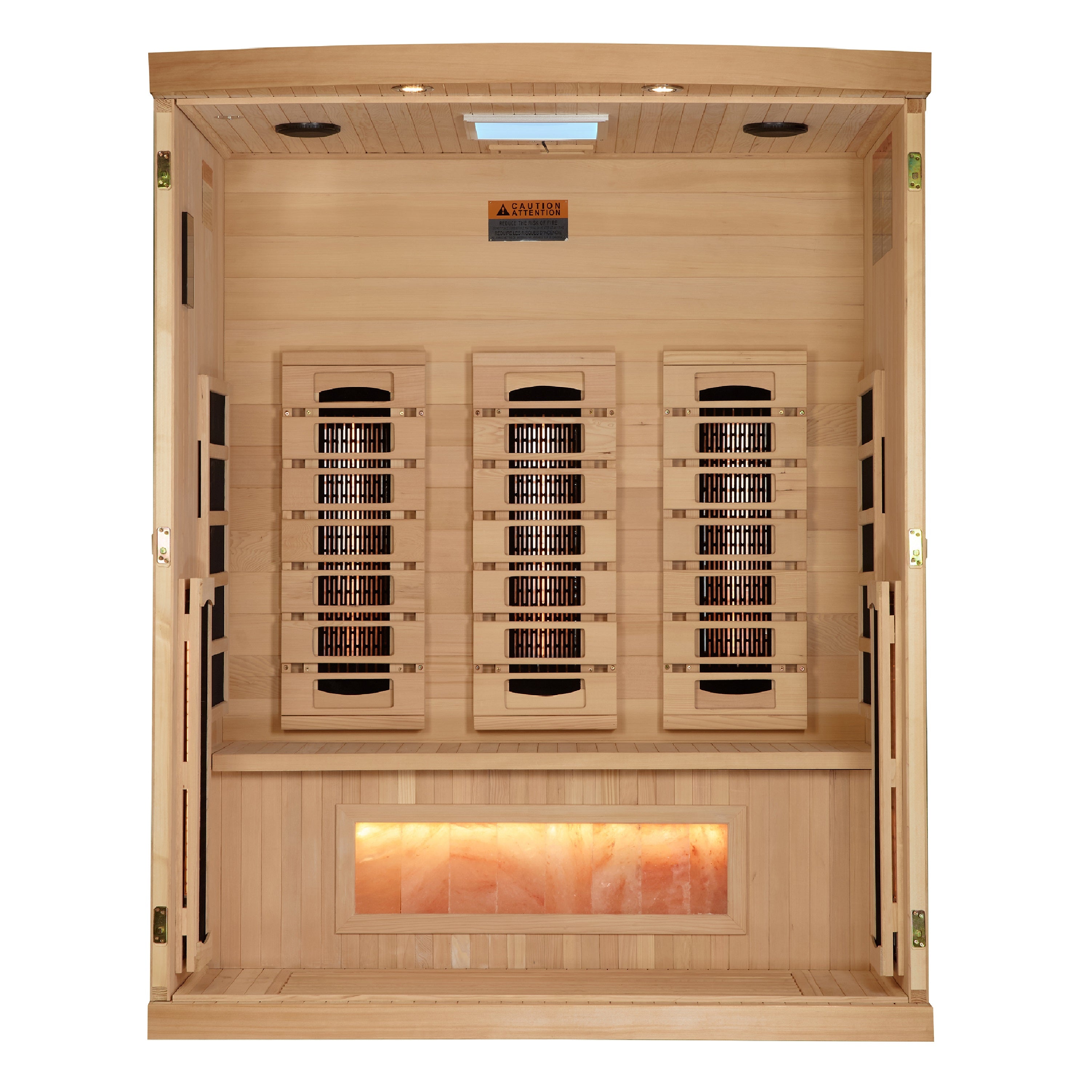Golden Designs GDI-8030-03 sauna — detail of touch screen control panel