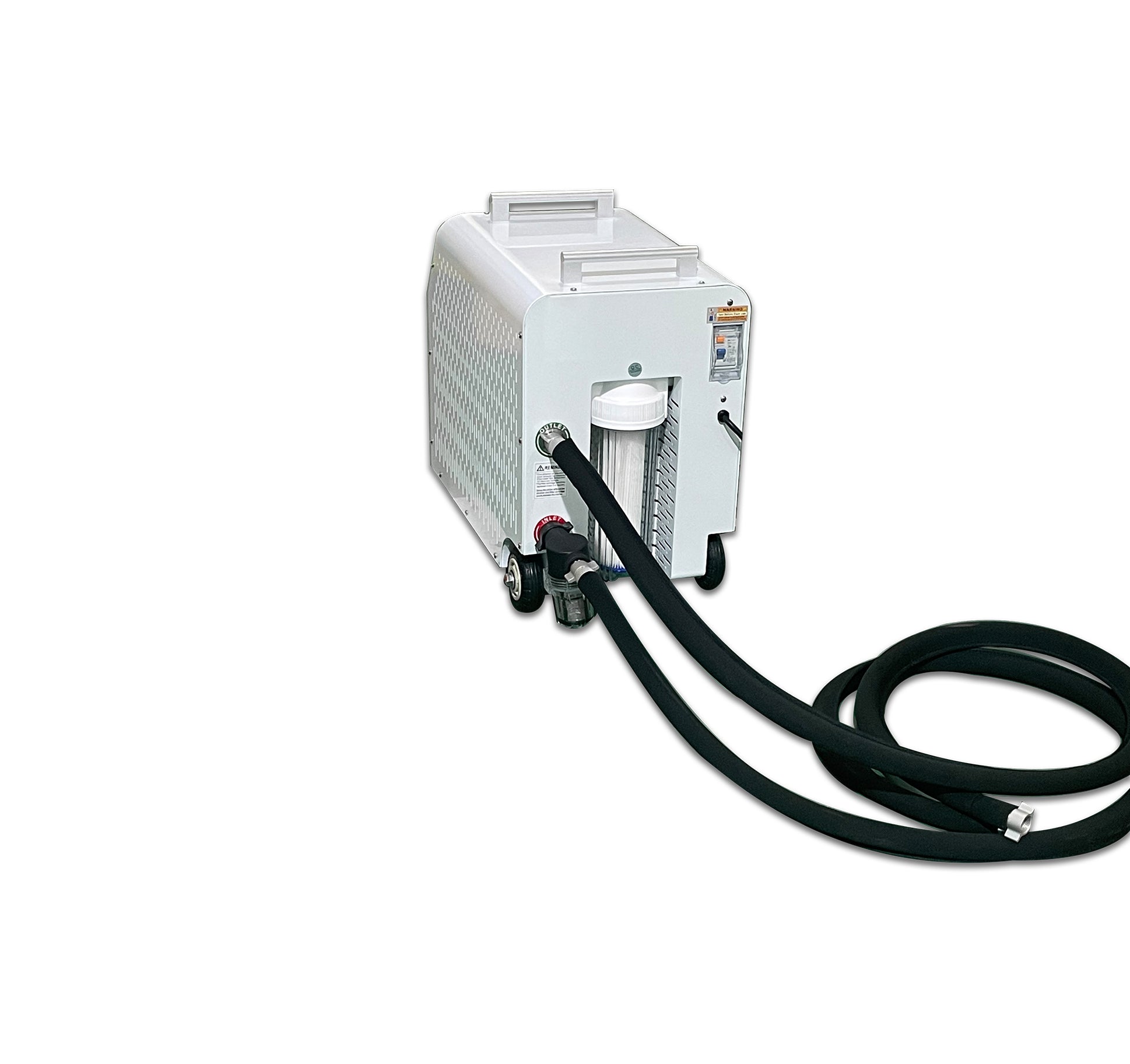 DCT Premier Chiller rear with hose connections