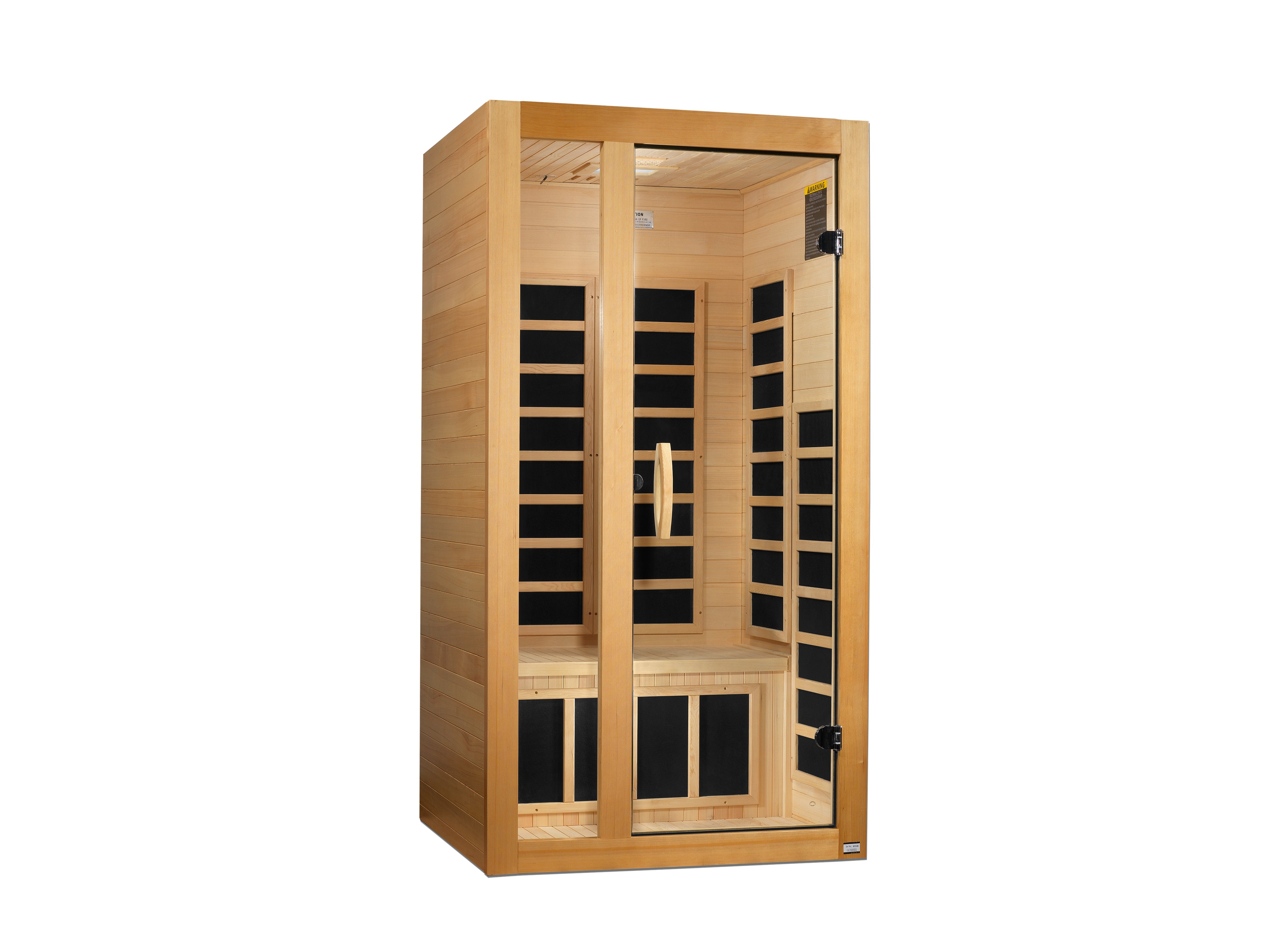 Dynamic Gracia DYN-6119-03 FS 1-2 person full spectrum infrared sauna — front view