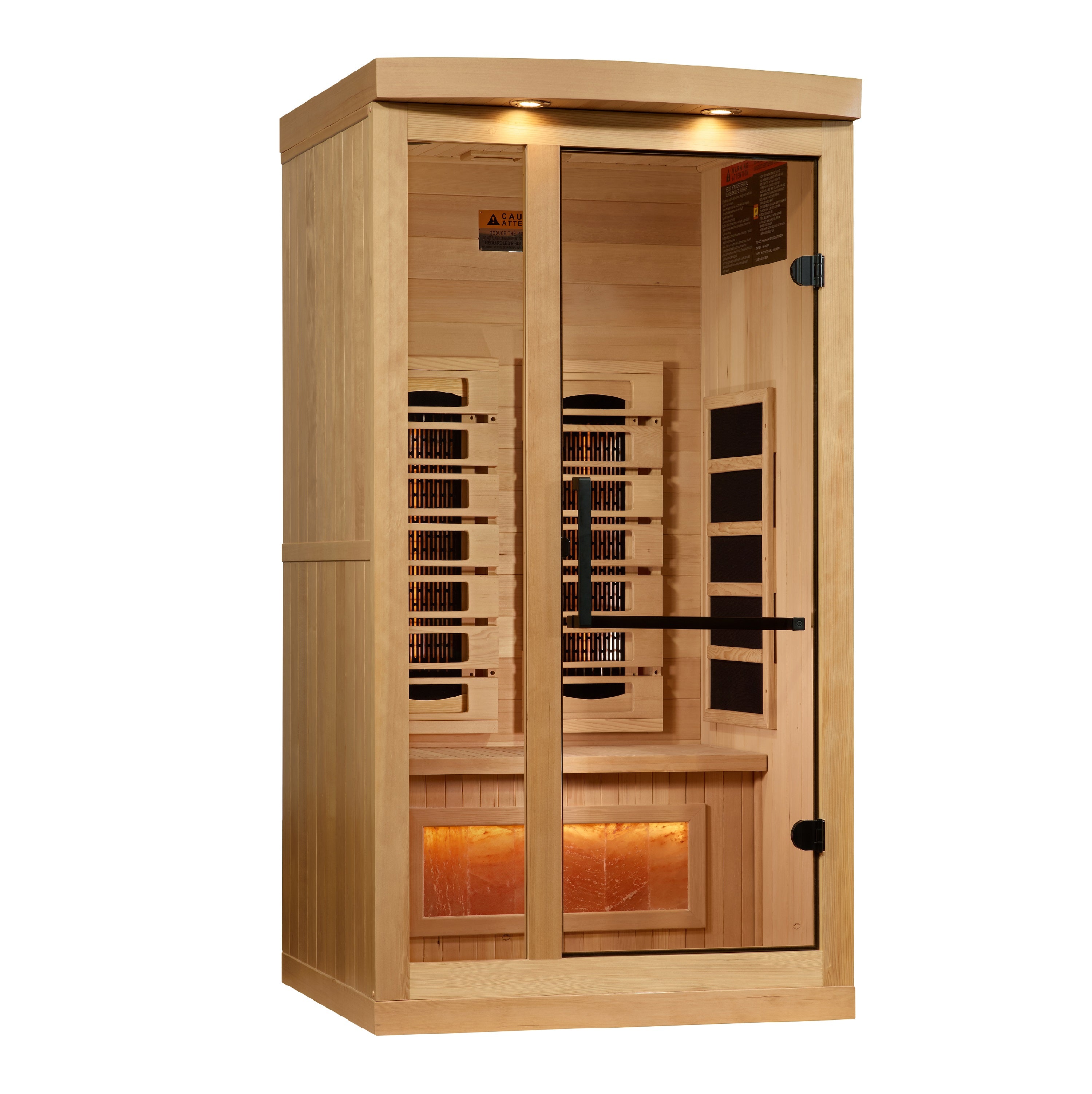 Golden Designs GDI-8010-03 infrared sauna — side angle view